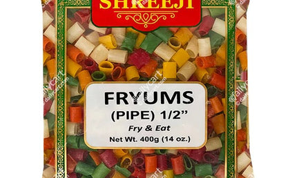 Shreeji Fryums Pipe 3 Inch 400g