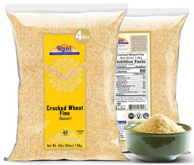 Premium Quality Cracked Wheat Fine 4lb