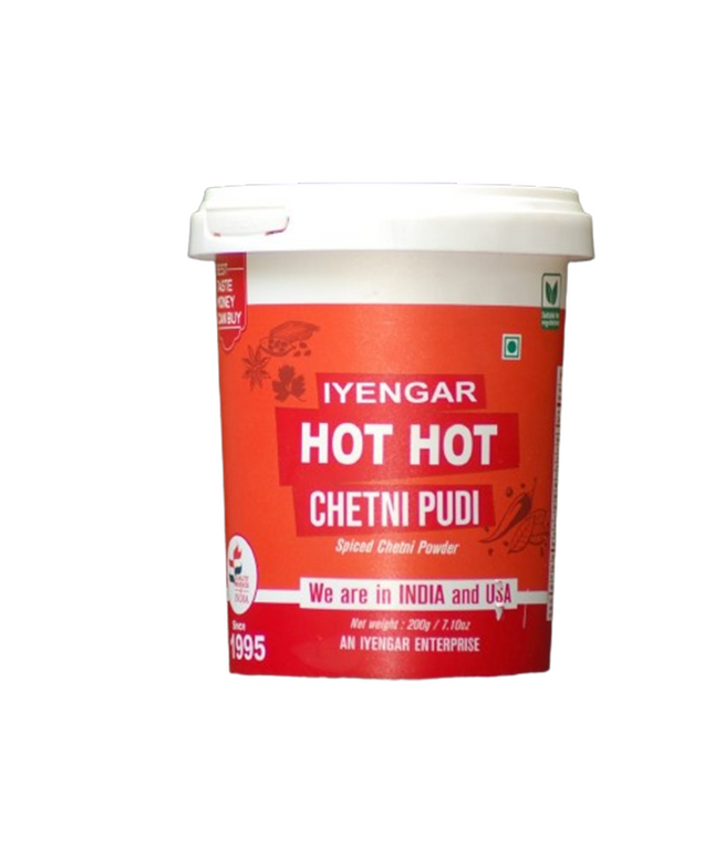 Iyengar Hot Hot Chetni Powder 7oz