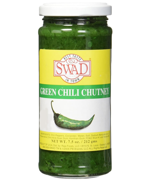 Swad Green Chilli Chutney 7.5oz