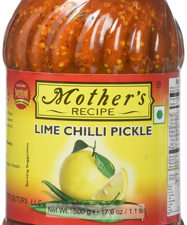 Mother's Recipe Lime Chilli Pickle 17.6oz