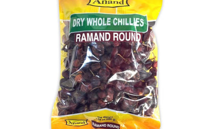 Anand Dry Whole Chillies Ramand Round 7oz