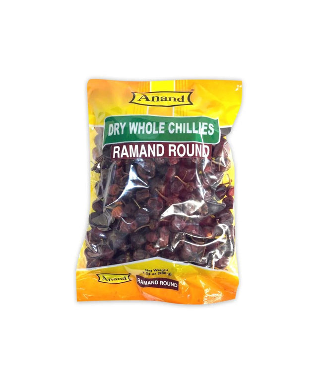 Anand Dry Whole Chillies Ramand Round 7oz