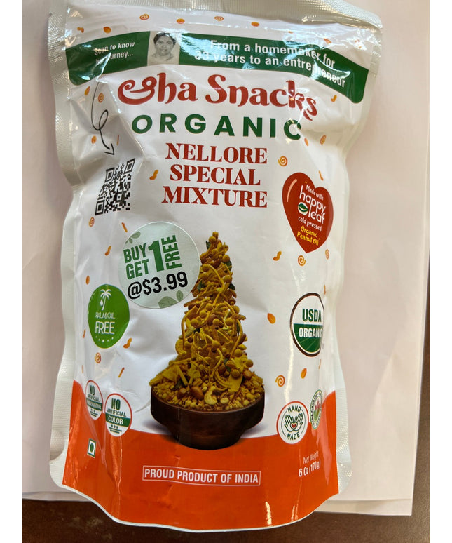 Eha Snacks Organic Nellore Special Mixture 6oz