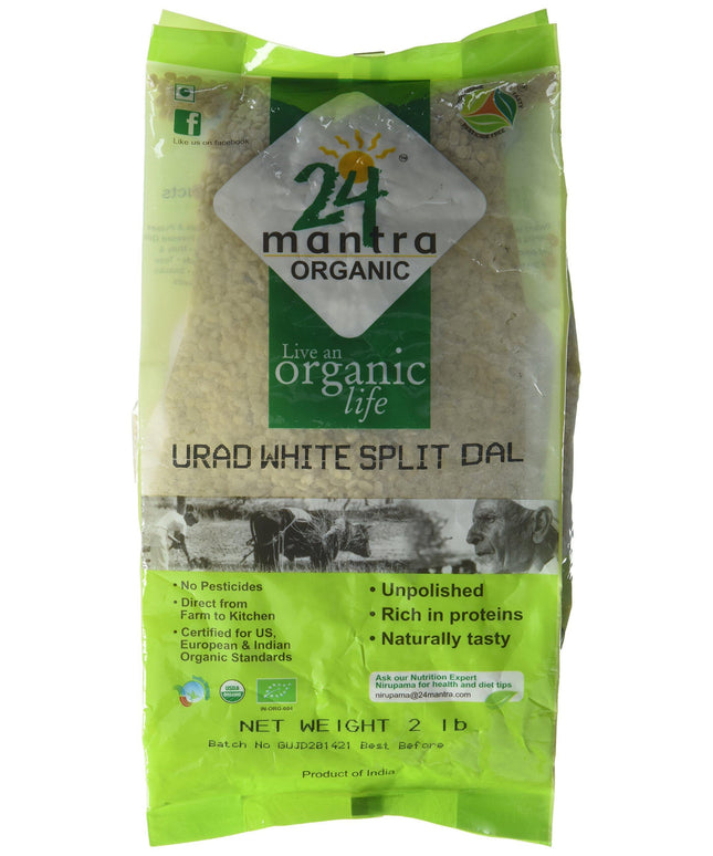 24 Mantra Organic Urad White Split 32oz