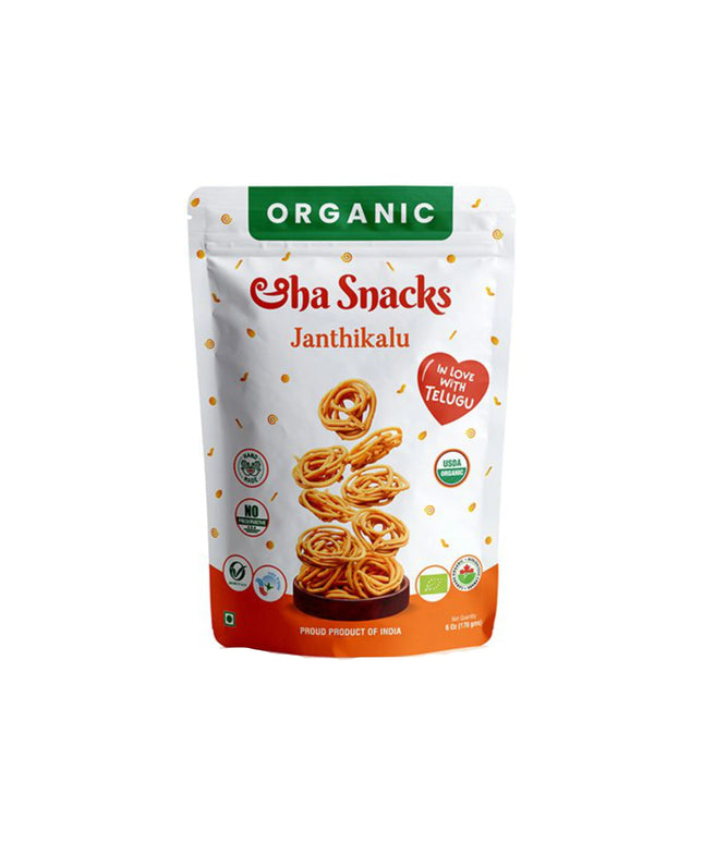 Eha Snacks Organic Janthikalu 6oz