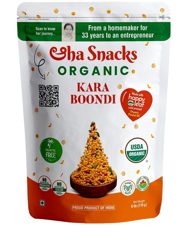 Eha Snacks Organic Kara Boondi 6oz