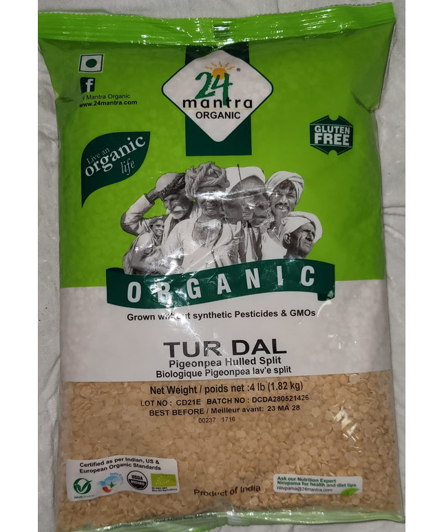 24 Mantra Organic Toor Dal 64oz