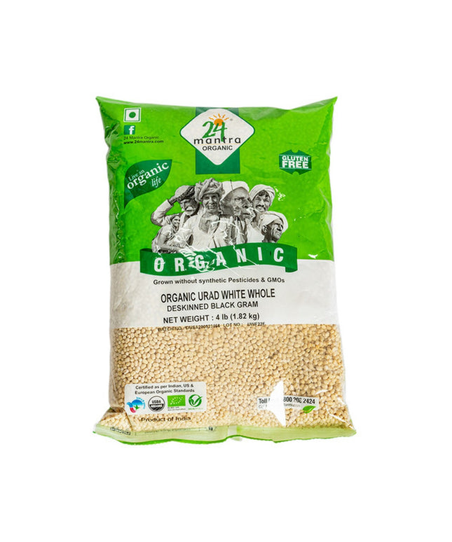 24 Mantra Organic Urad White Whole 64oz