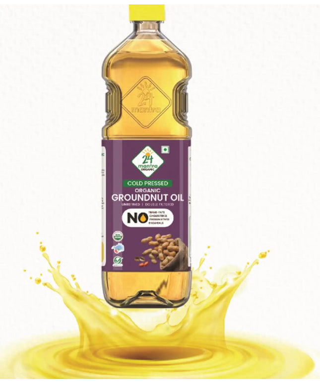 24 Mantra Organic Peanut Oil 1L