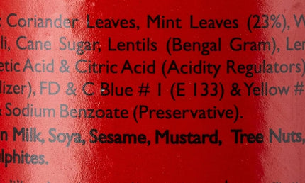 Mother's Mint Chutney 8.8oz