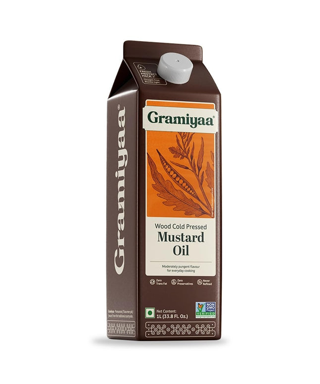 Gramiyaa Wood Cold Pressed Groundnut Oil 1L