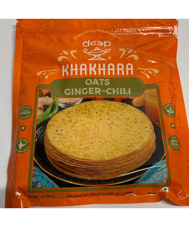 Deep Khakhara Oats Ginger Chili 7oz