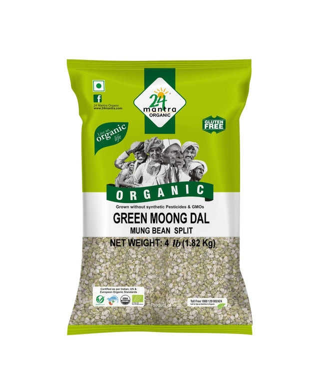 24 Mantra Organic Moong Split 64oz