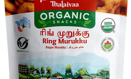 Thalavaa Organic Ring Murukku 6oz