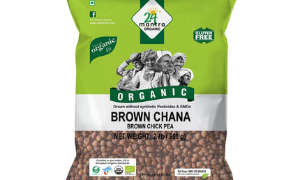 24 Mantra Organic Brown Chana 1lb