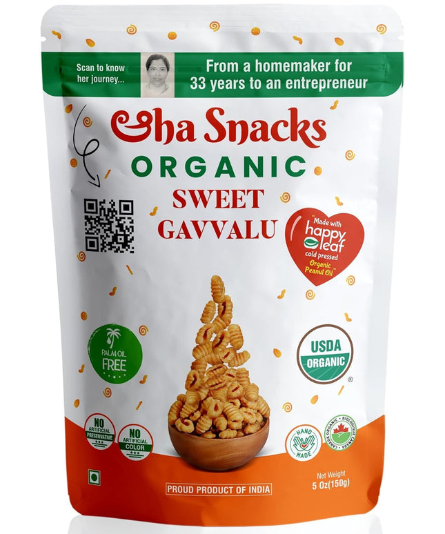 Eha Snacks Organic Karam Gavvalu 5oz