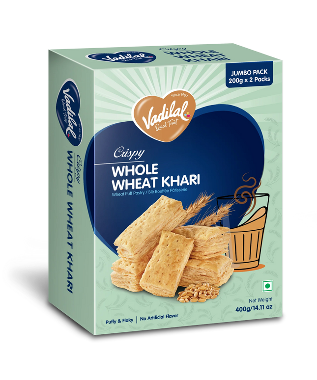 Vadilal Crispy Whole Wheat Khari 14oz