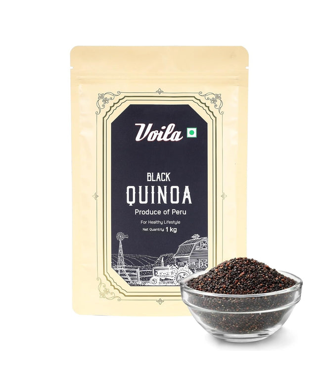 Voila Black Quinoa Seeds  35oz