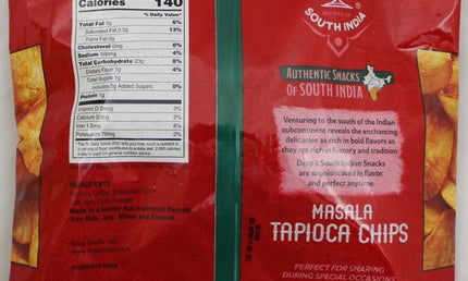 Deep Masala Tapioca Chips 7oz