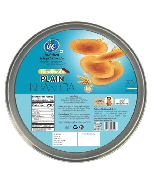 L&C Plain Khakhra 17.6oz