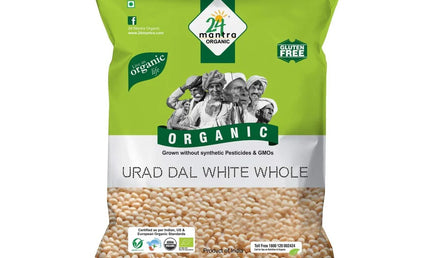 24 Mantra Organic Urad White Whole 64oz