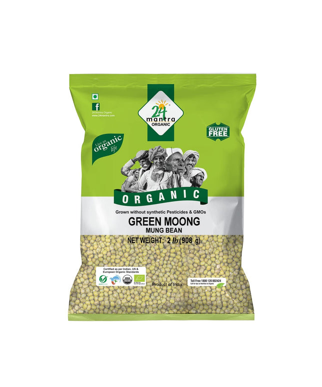 24 Mantra Organic Green Moong Bean 32oz