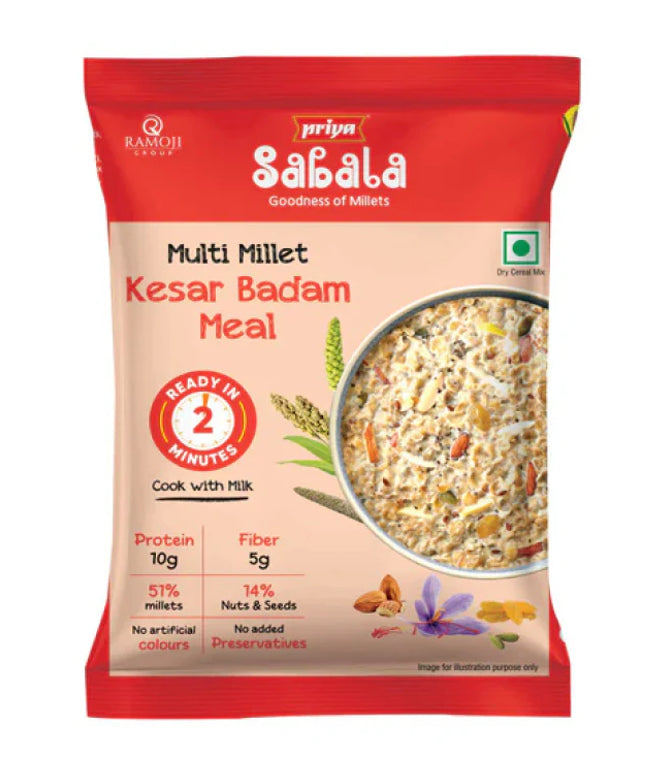 Sabala Millet Kesar Badam Meal 60g