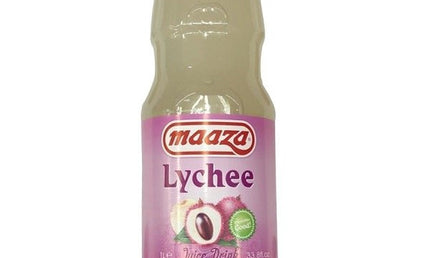 Maaza Lychee Juice 1L Glass Bottle