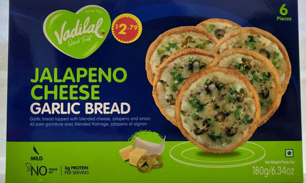 Vadilal Jalapeno Cheese Garlic Bread 6.34oz