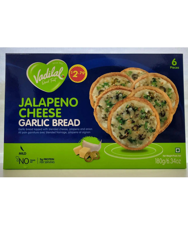 Vadilal Jalapeno Cheese Garlic Bread 6.34oz