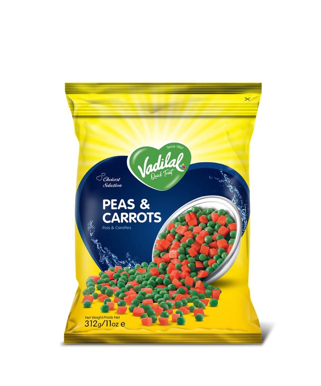 Vadilal Frozen Peas & Carrots 11oz