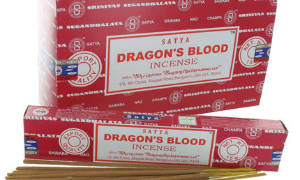 Satya Dragon's Blood Incense Sticks 12pc