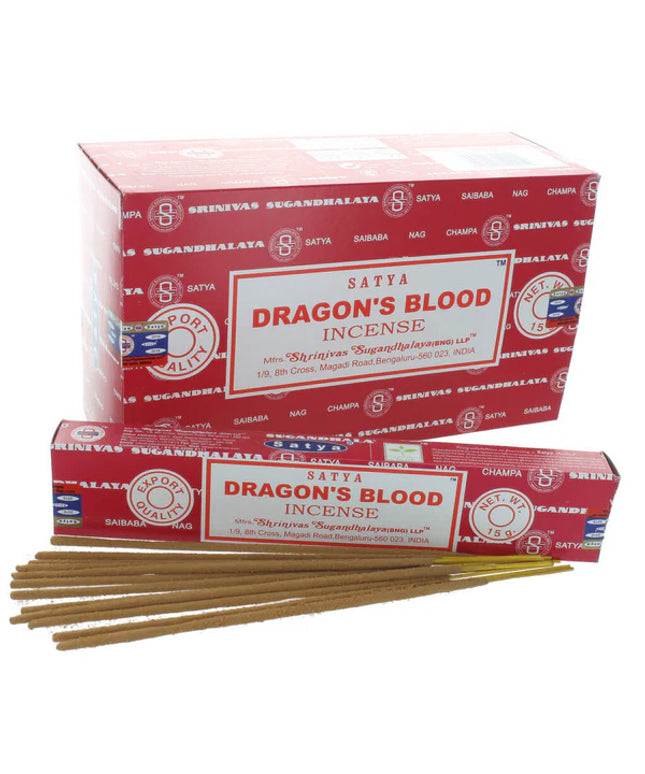 Satya Dragon's Blood Incense Sticks 12pc