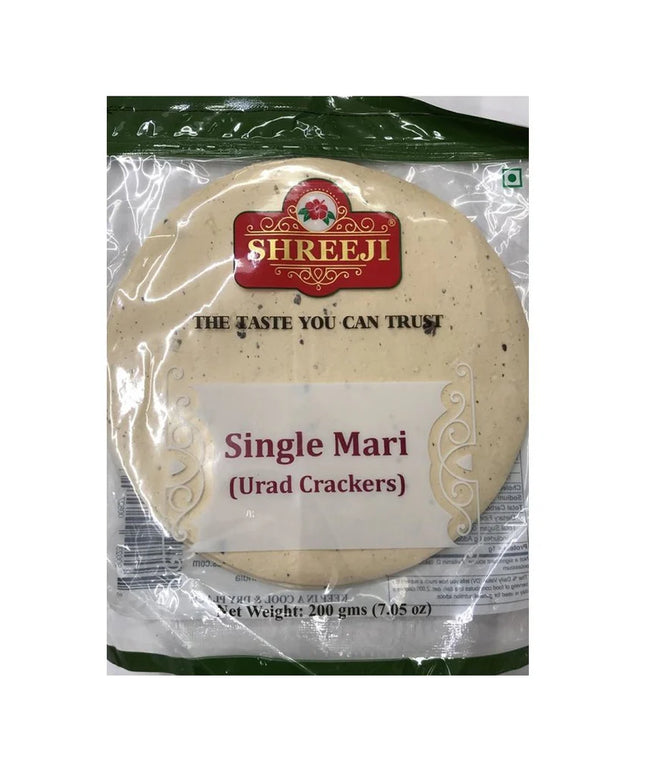 Shreeji Single Mari Papad 200g