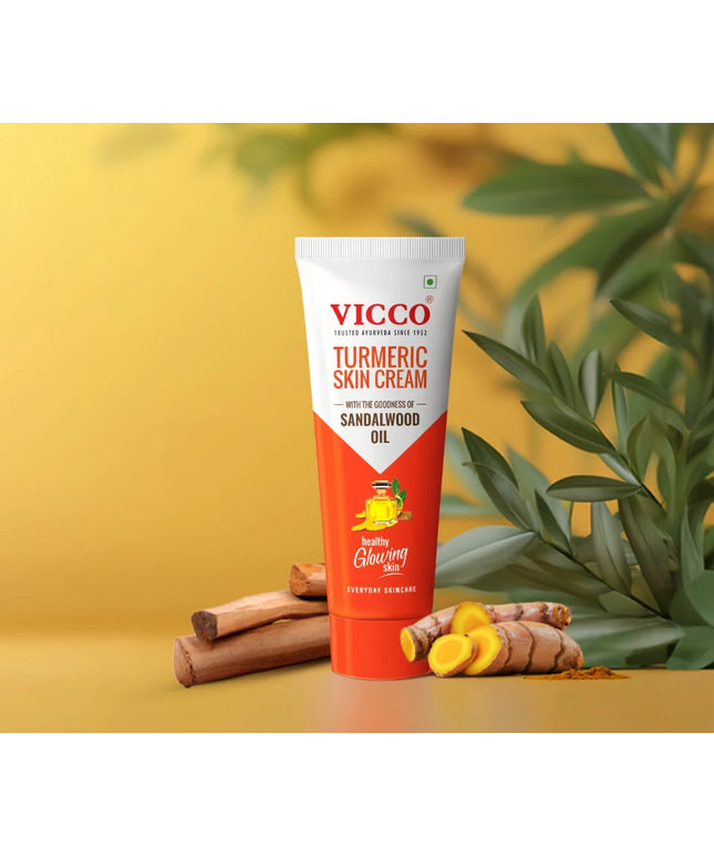 Vicco Turmeric Skin Cream Sandalwood Oil