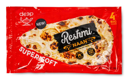 Deep Reshmi Naan Super Soft 4 Pcs