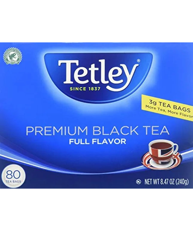 Tetley Black Tea Full Flavor 80 Bags 240g